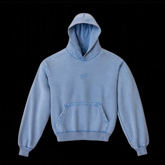 BABY BLUE DESIGN&CONNECT HOODIE