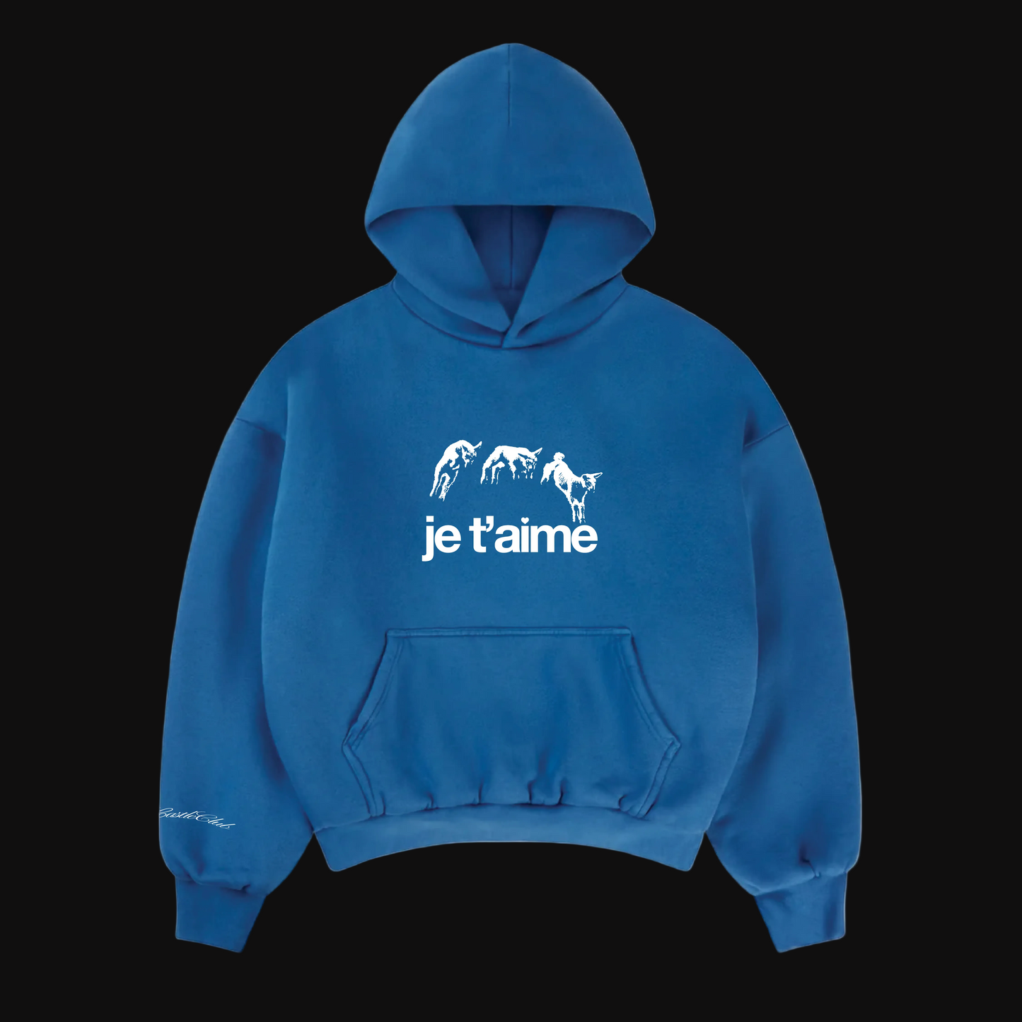 je t'aime hoodie